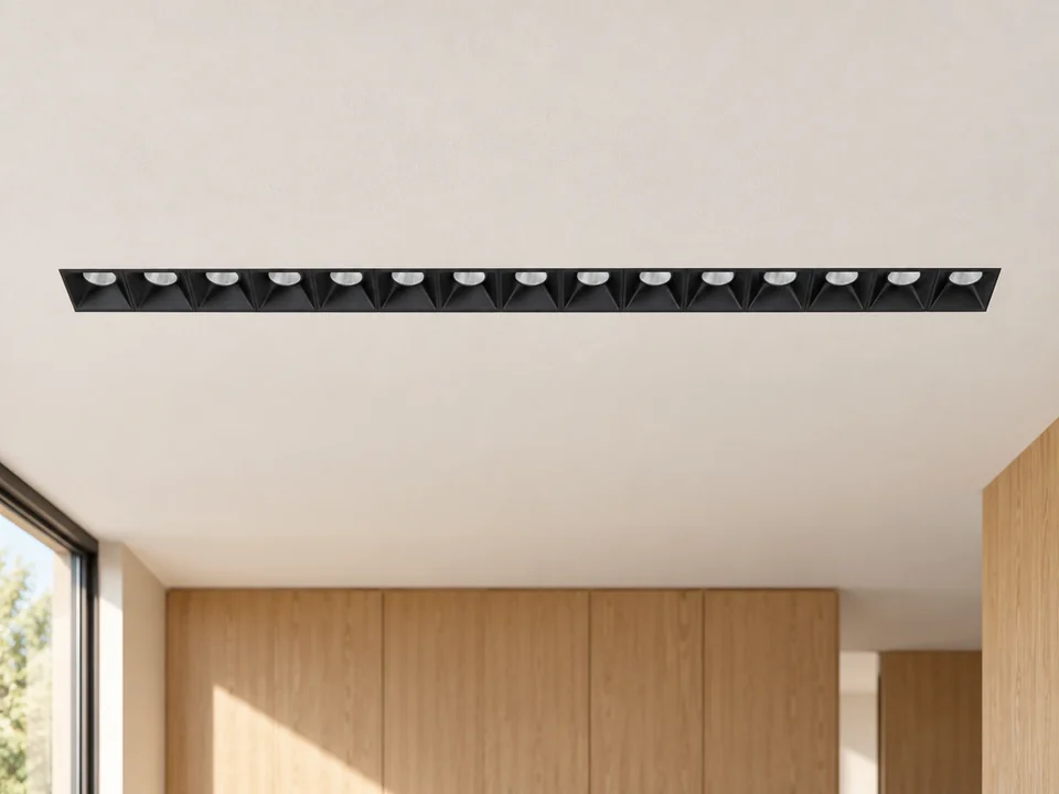 Illustrative installation scene for the Lattice Trimless 15 Downlight 30W product series