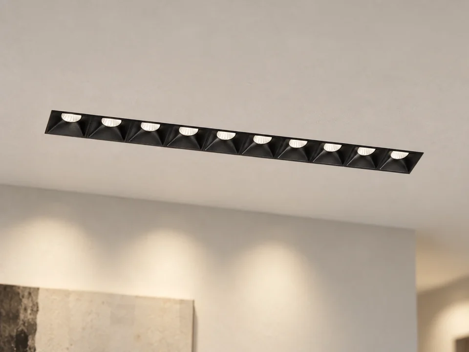 Illustrative installation scene for the Lattice Trimless 10 Downlight 20W product series