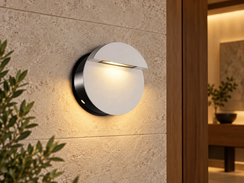 Illustrative space scene for the Decorative Cyra Wall Light product series