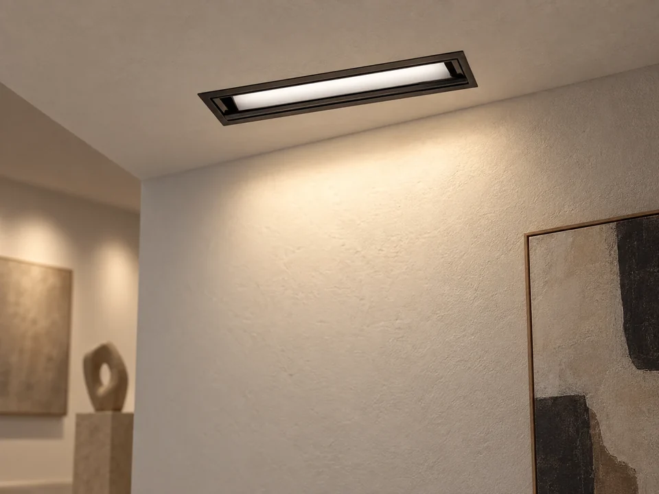 Illustrative installation scene for the Lattice Wash 5 Downlight 10W product series
