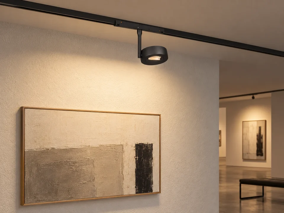 Illustrative space scene for the Eyelet Wall Washer Track Light BLE product series