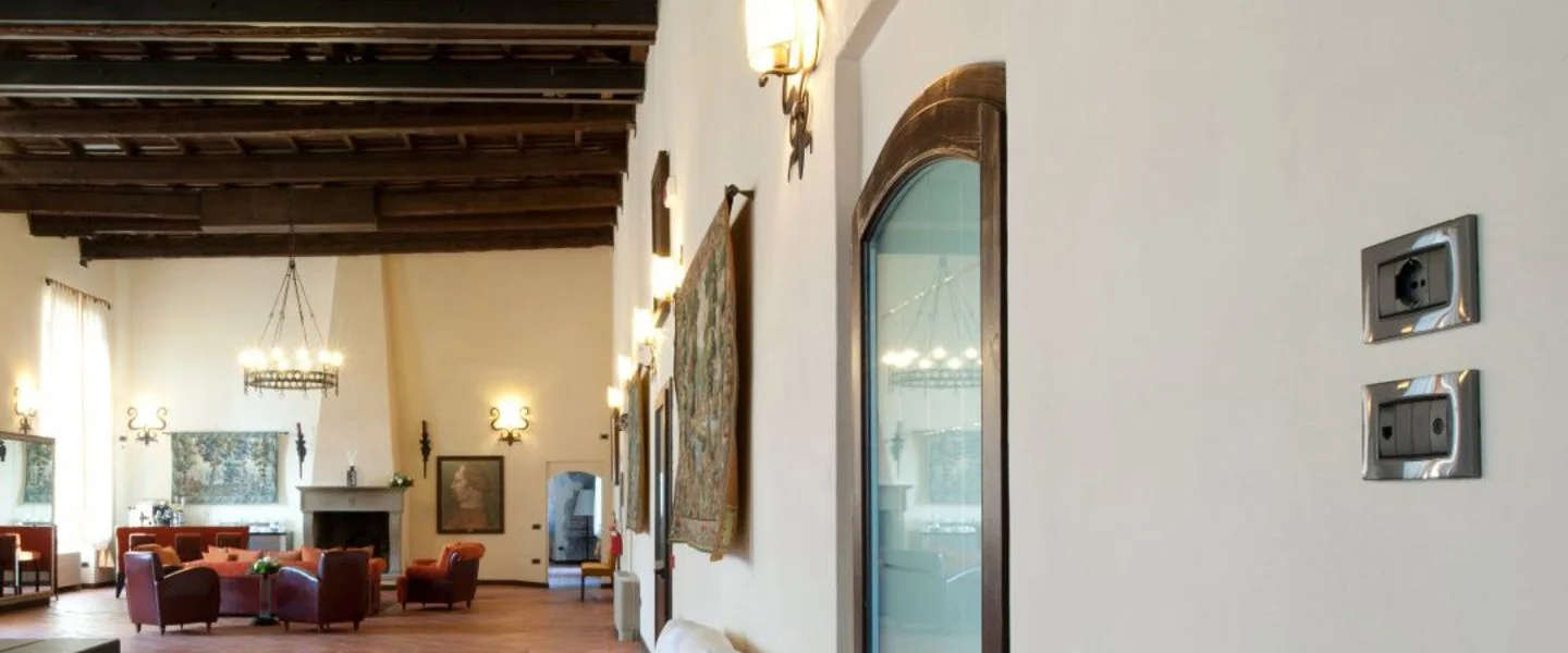 Vimar switches and sockets in the Fortezza Viscontea KNX project