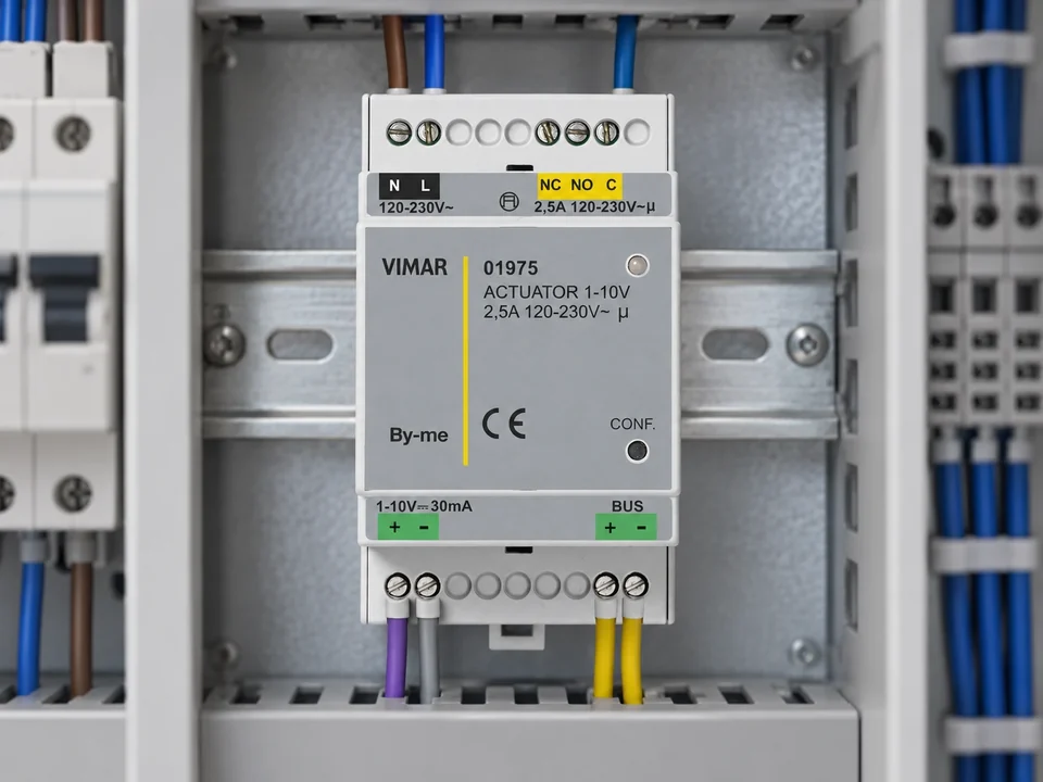 Illustrative installation scene for the Actuator 1-10Vdc LED 120-230V Marine product series