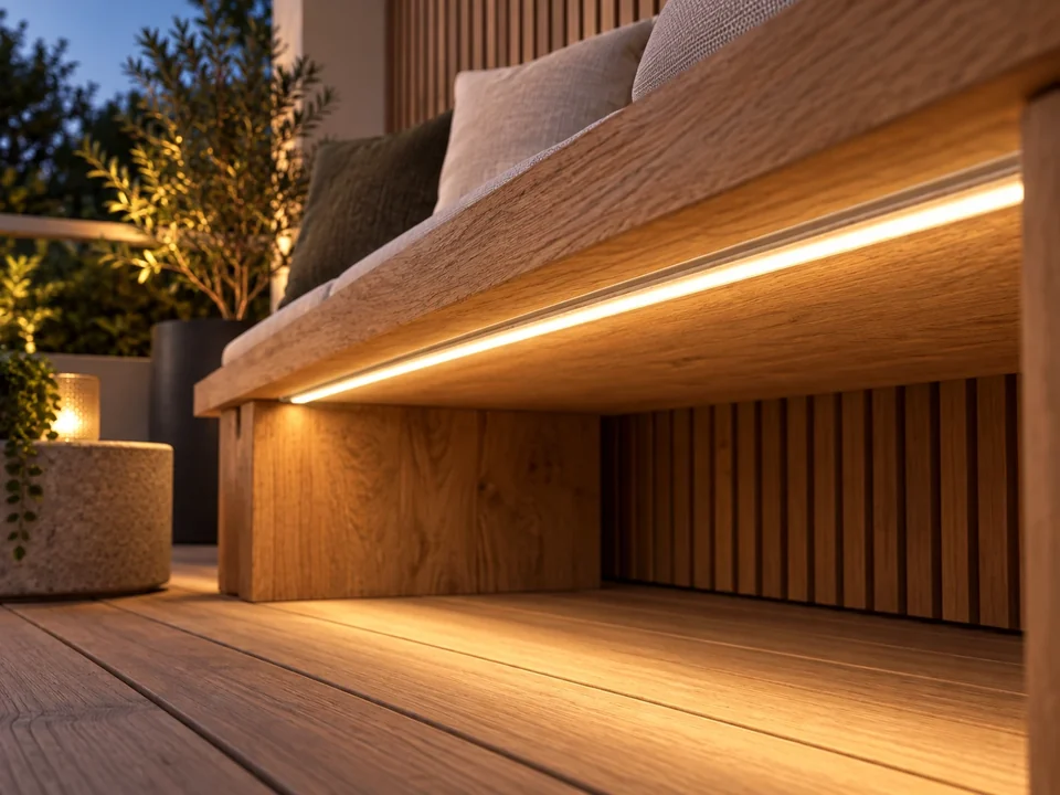 Illustrative space scene for the LED Strip Pro High-efficiency 70LEDs/m 10.8W/m 24V IP65 CRI>90 product series