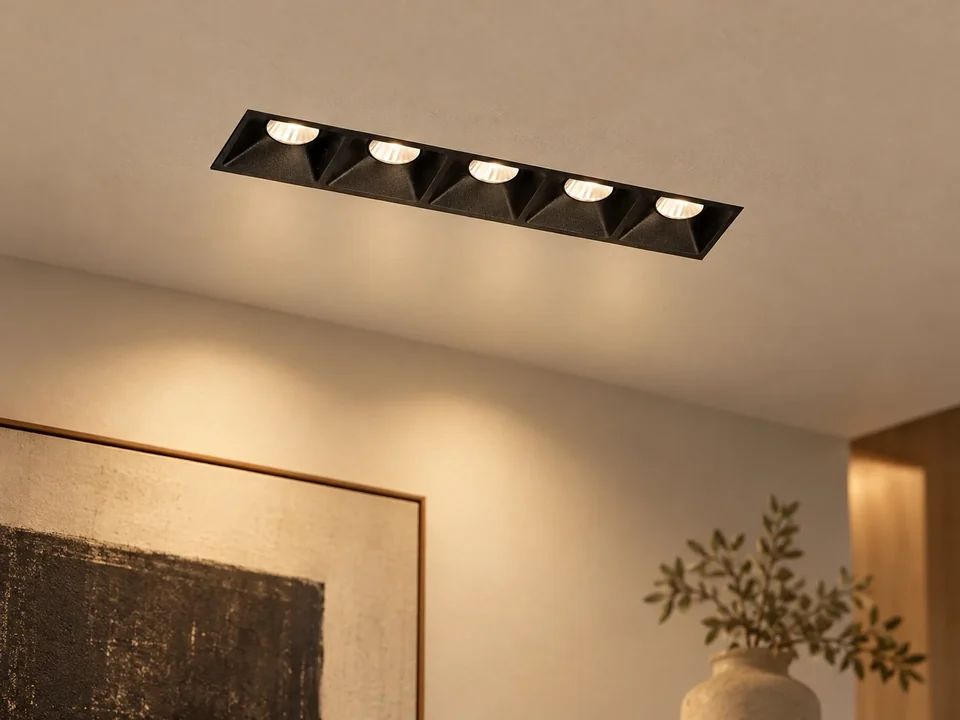 Illustrative installation scene for the Lattice Trimless 5 Downlight 10W product series