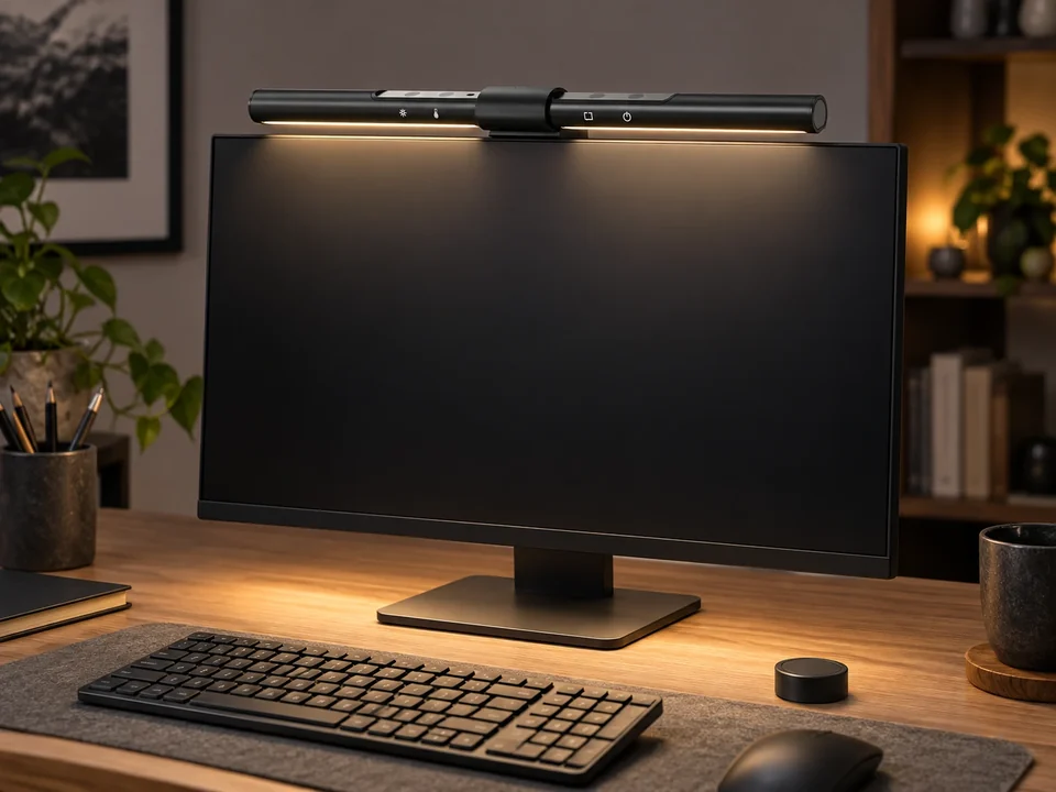Illustrative space scene for the ScreenGlow Pro 40cm Monitor Lamp with Mini Remote product series