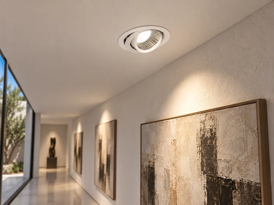Illustrative installation scene for the Curion 90 Downlight 16W product series