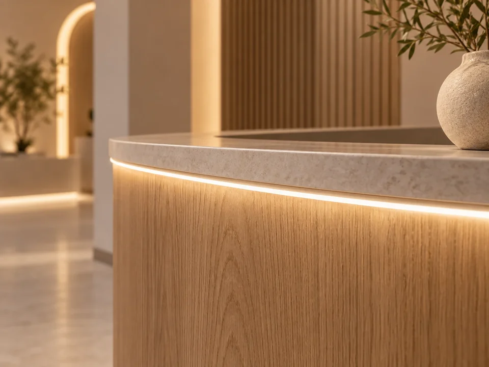 Illustrative space scene for the LED Neon Side-Bend Slight Series 4x8mm product series