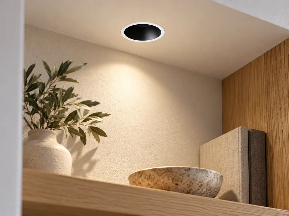 Illustrative installation scene for the Ray Mini Downlight 3W product series