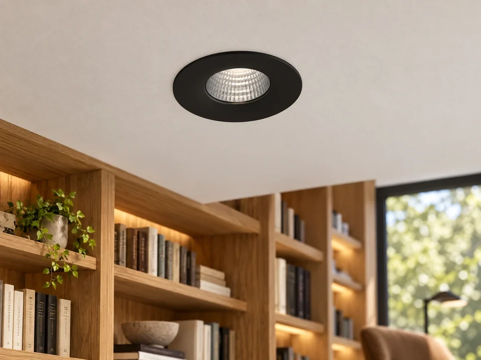 Illustrative installation scene for the Linea 120 Downlight 49.8W product series