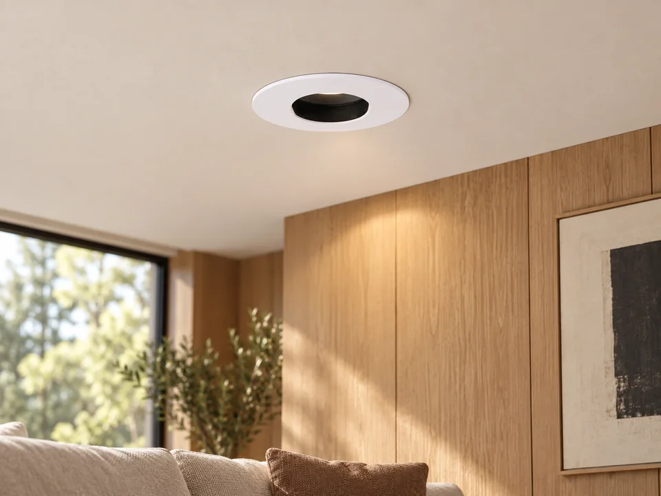 Illustrative installation scene for the Jet Zeno 10W Tiltable Recessed Downlight product series