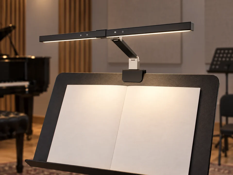 Illustrative space scene for the Melodia Pro Music Stand Lamp product series