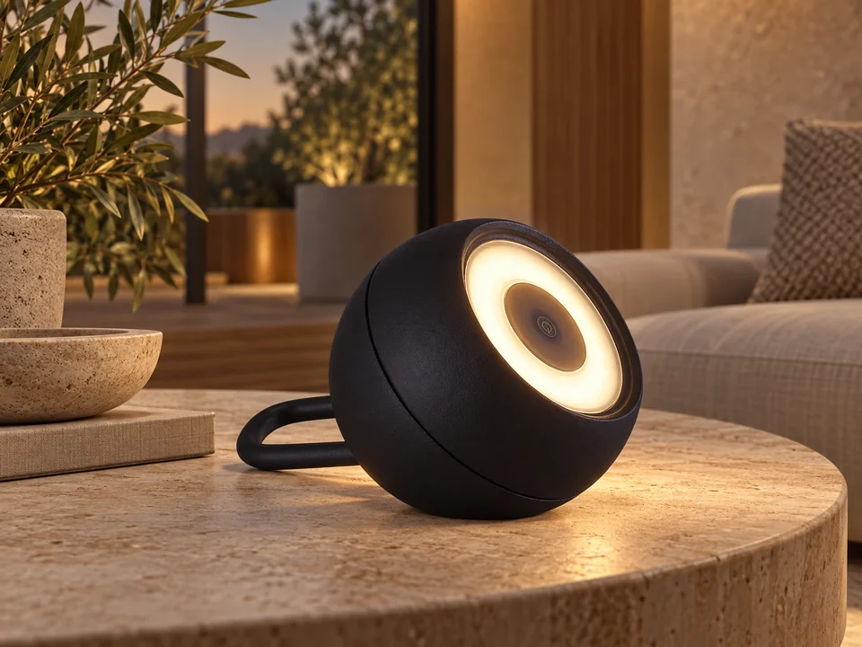 Illustrative space scene for the Decorative Kik To-go Hanging Light product series