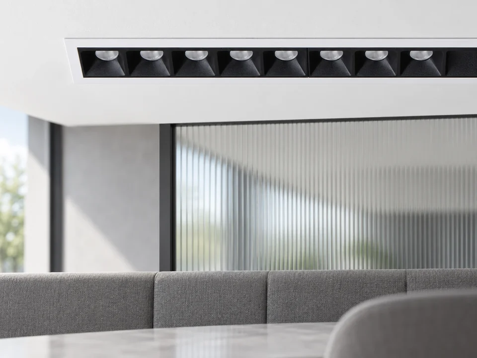 Illustrative installation scene for the Lattice 15 Downlight 30W product series