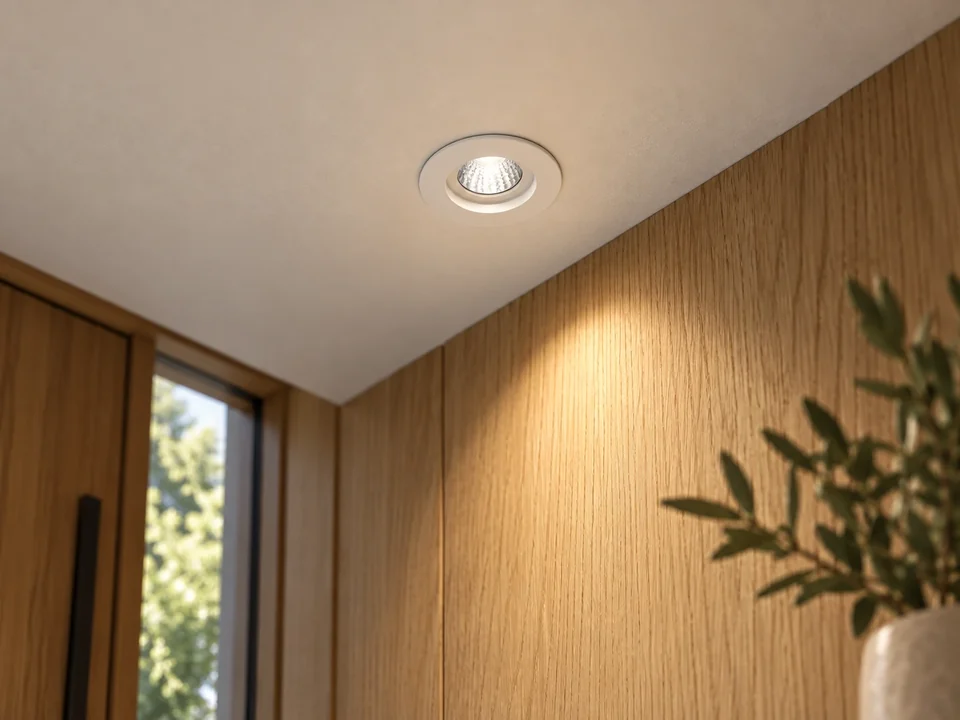 Illustrative installation scene for the Fluxe35 Series 4.5W Downlight product series