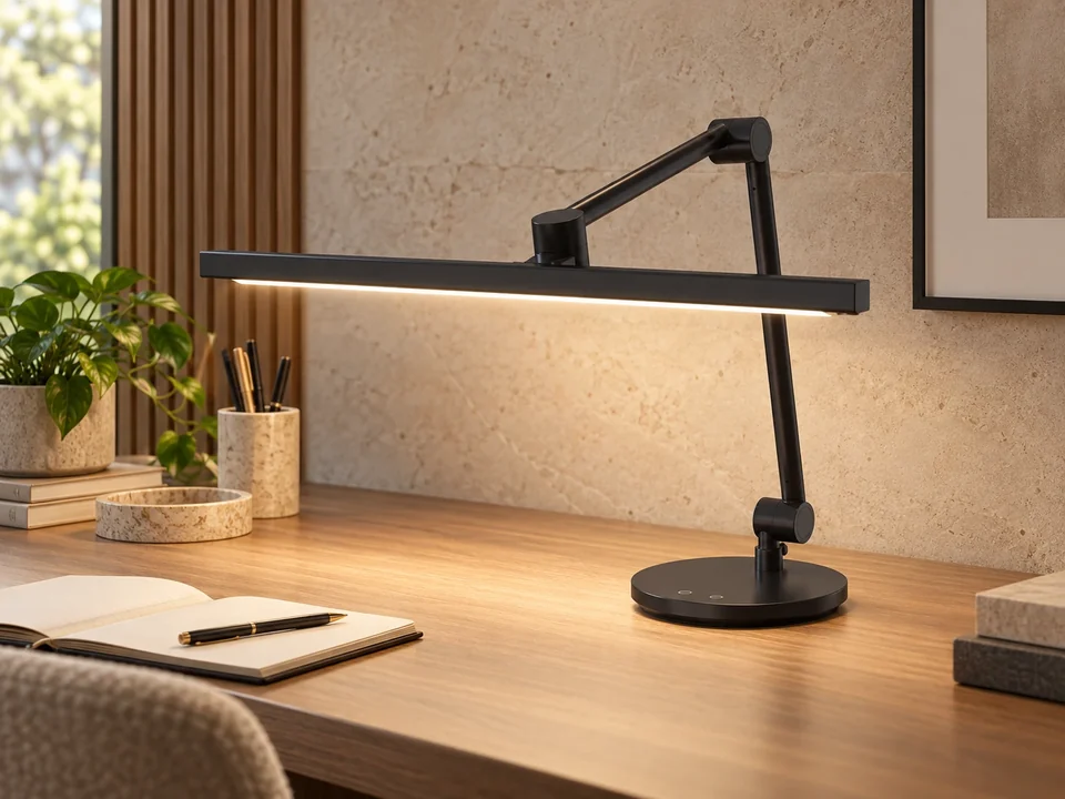 Illustrative space scene for the ArchDesk 48cm Professional Desktop Lamp - Black product series