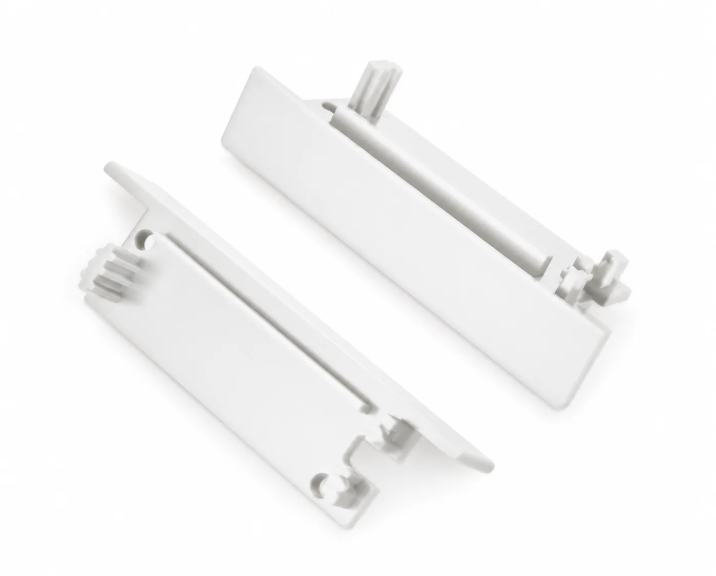 End Cap for Pateo Quarter Oval Shape - Without Wiring Holes — illustrative White finish