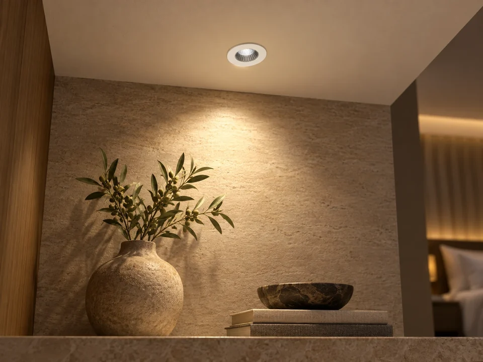 Illustrative installation scene for the Omega 35 Downlight 4.5W product series