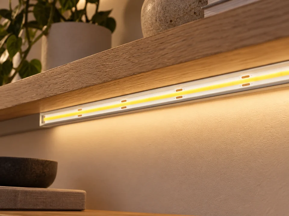 Illustrative space scene for the Pure Lume COB Strip - 10MM product series