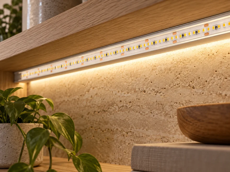 Illustrative space scene for the LED Strip Pro High-Density 280LEDs/m 14W/m 24V IP20 CRI>90 product series