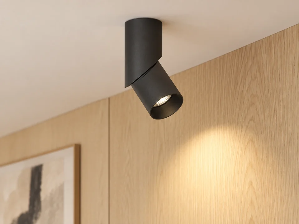 Illustrative installation scene for the Venus Surface Downlight product series