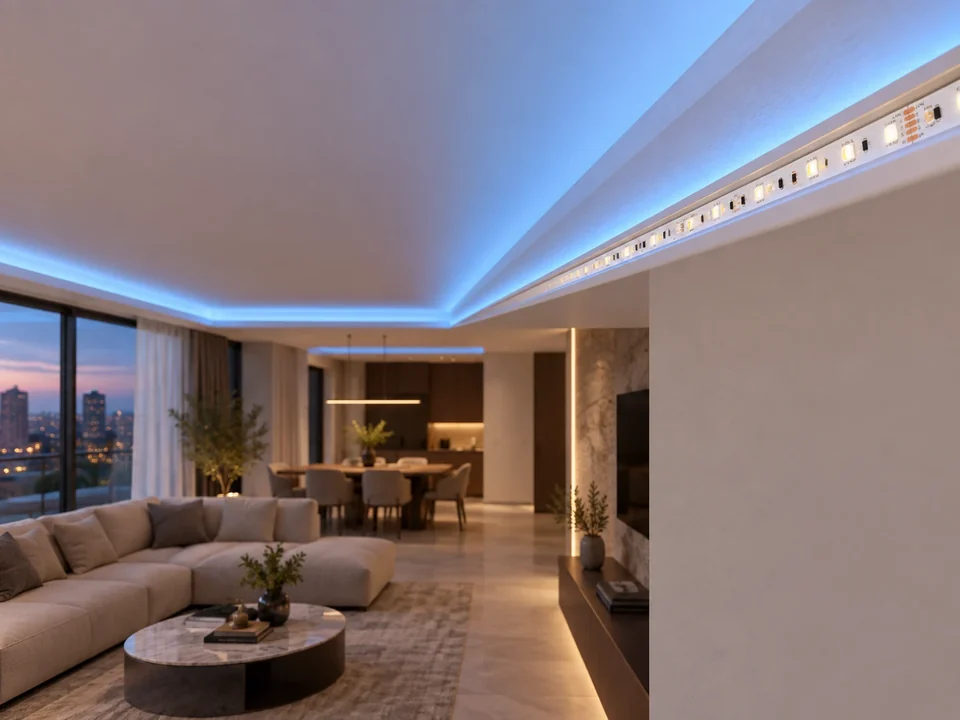 Illustrative space scene for the LED Strip Pro Ultra-Long 60LEDs/m 8W/m 24V IP20 Max 15m product series