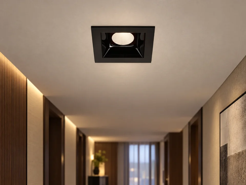 Illustrative installation scene for the Lattice L1 Downlight 10W product series